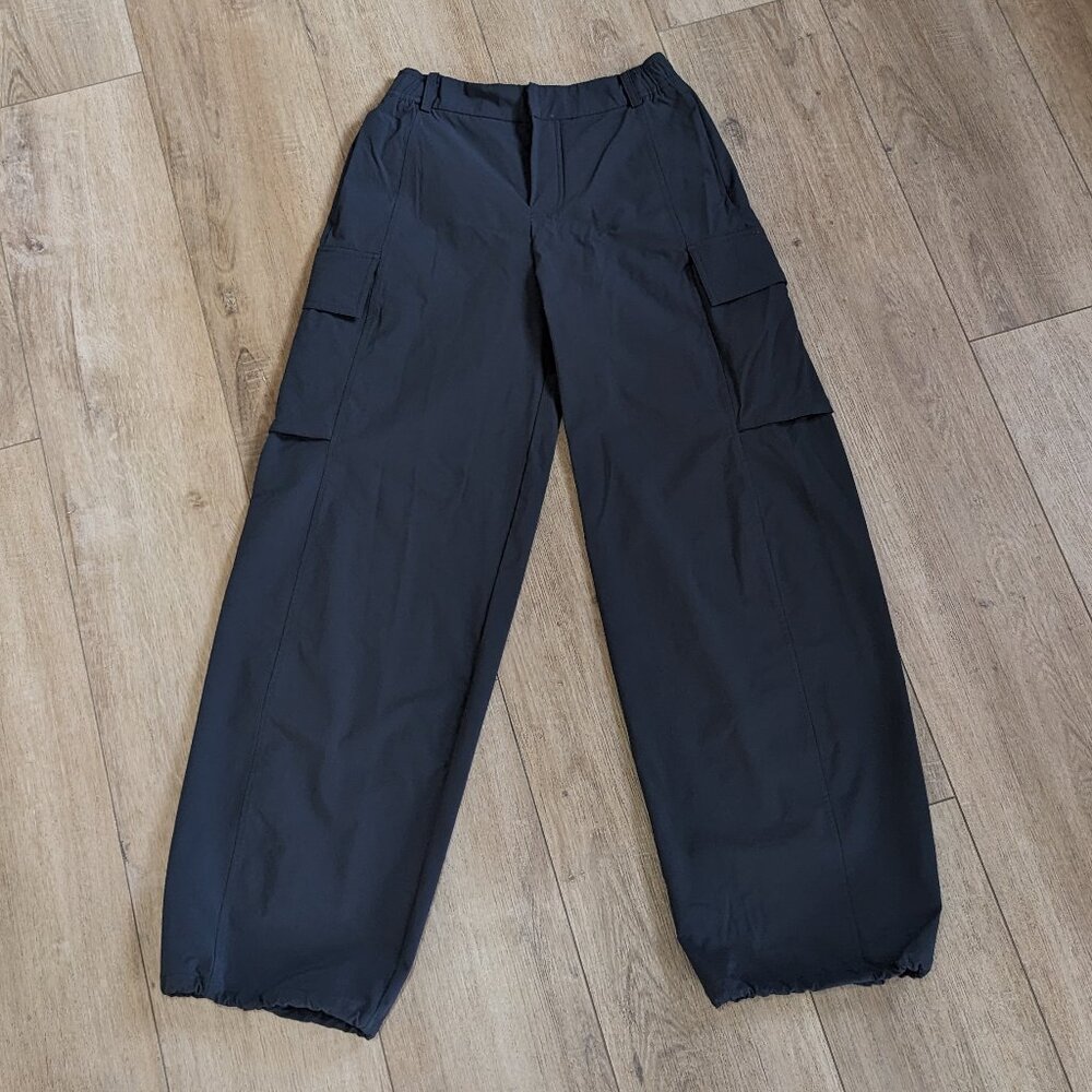 Calia High Rise Cargo Pants Women’s XS Black Relaxed Fit